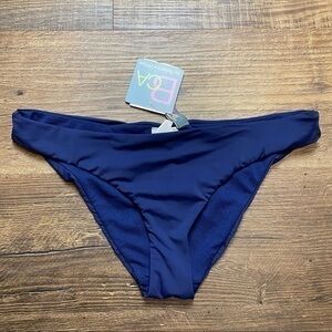 BCA by Rebecca Virtue blue bikini bottoms medium womens bikini bottoms